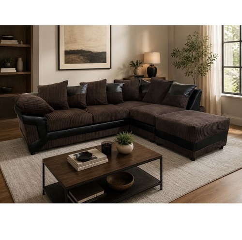 Dino fabric corner sofa - corner, foam