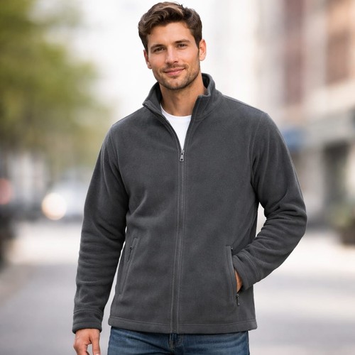 Men full zip fleece - zip,