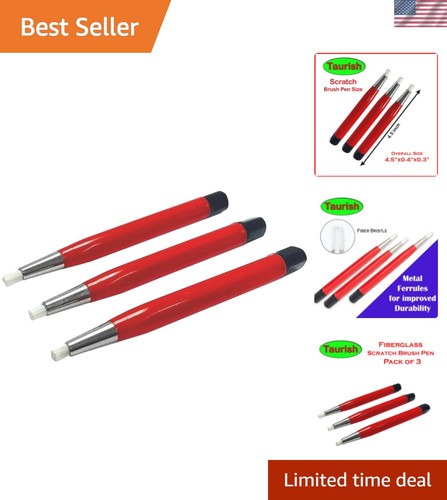 Fiberglass scratch brush pen - scratch, 3