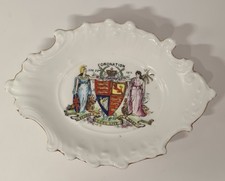 Shelley Late Foley 1911 Coronation antique fine bone china ashtray 6.25" A/F