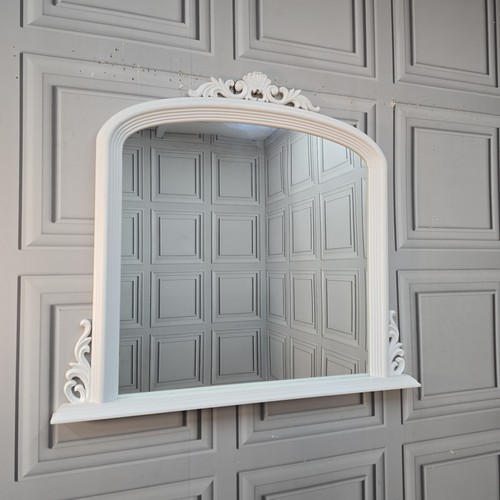 Antique style overmantle - antique,