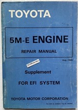 AUGUST 1980 TOYOTA 5M-E ENGINE