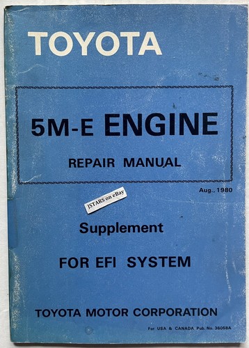August 1980 toyota - august, engine