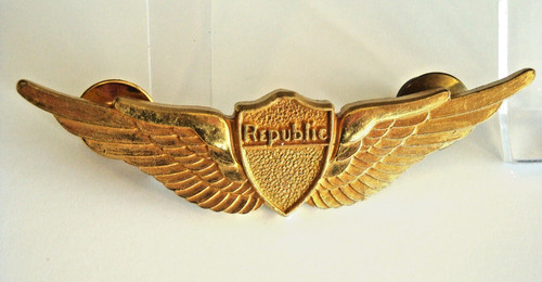 Republic airlines wing badge - republic,