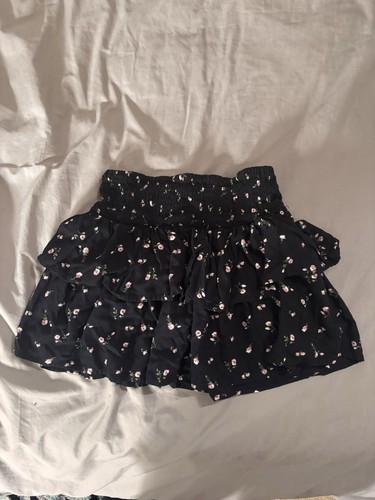 Bershka womens black floral - black,