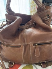 JONES the BOOTMAKER brown Leather Handbag Exc Cond