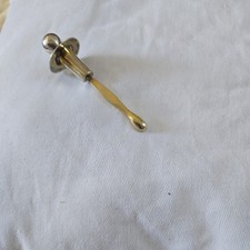 Rare John Hunt & Robert Roskell 1869 Gilded Silver Pepperette/Snuff Spoon