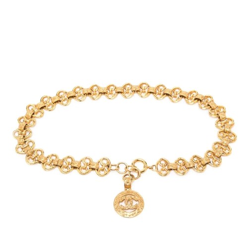 Chanel gold vintage belt - vintage,