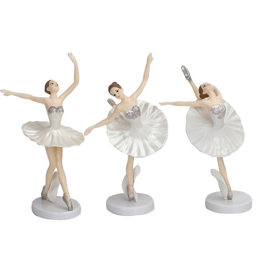 Pcs girls resin decoration - 3,