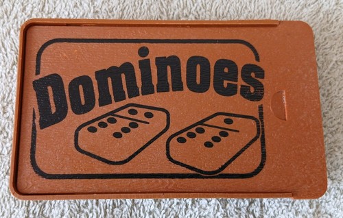 Vintage travel domino set full - set,