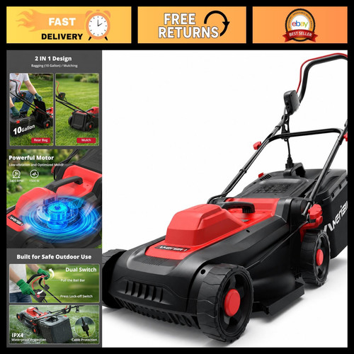 1 electric lawn - 2-in-1,