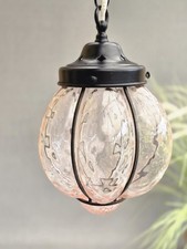 Vintage Murano Pink Glass Cage