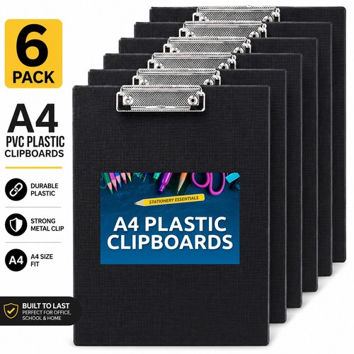 12pk clipboard black - clipboard,