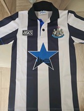 Newcastle United 1993 Home Medium boys. Asics Genuine  & Excellent Condition