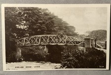 Leven 1930s VINTAGE POSTCARD   Kirkland Bridge