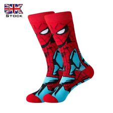 Novelty Pair of Spider-Man Socks - Comic Book Socks Gift (One Size)
