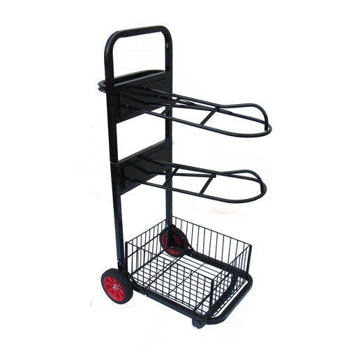 Double saddle rack trolley - rack,