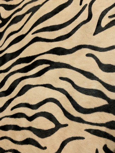 Black and white zebra print - white,
