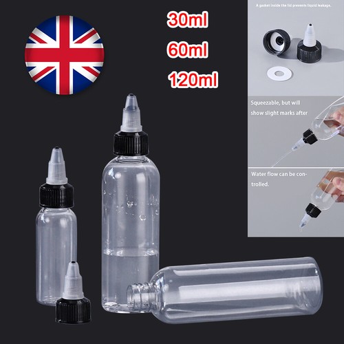 Pet clear dropper bottle - clear,