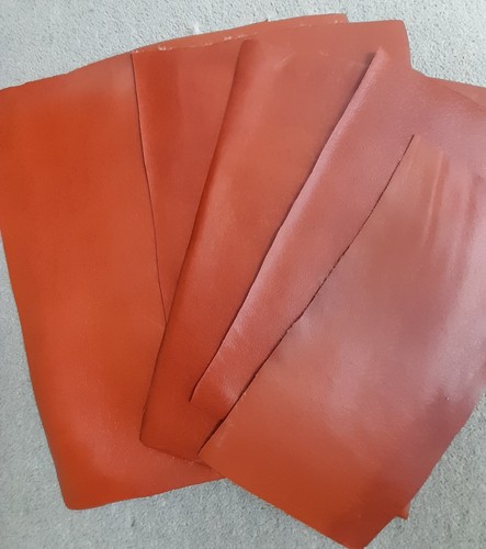 Recycled tan leather large - recycled,
