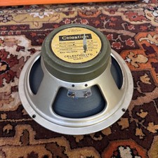 Vintage 1966 1967 Celestion G12M Greenback Grey Tab 20w T1221 16ohm 12" Speaker