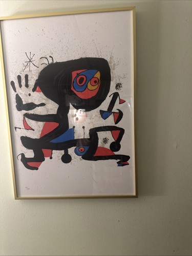Joan miro lithograph numbered - miro,