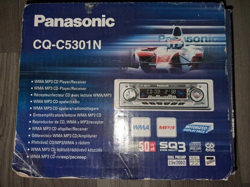 Panasonic car stereo player - stereo, cd