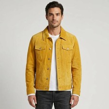Men premium yellow suede - men’s,