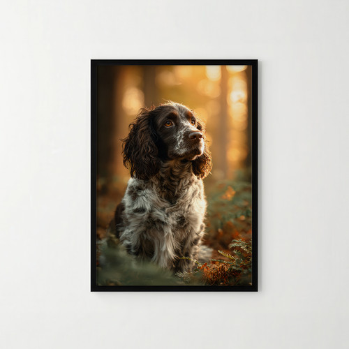 Borderless cocker spaniel - a4,