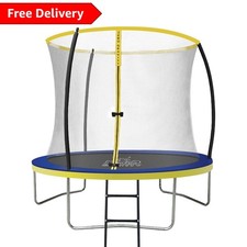 Ultima 4 - 14ft Round Trampoline with Safety Enclosure, Ladder & Durable Design