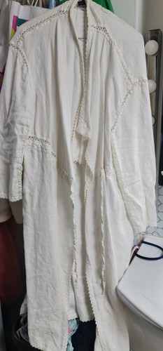 Zara coat jacket large white - zara,