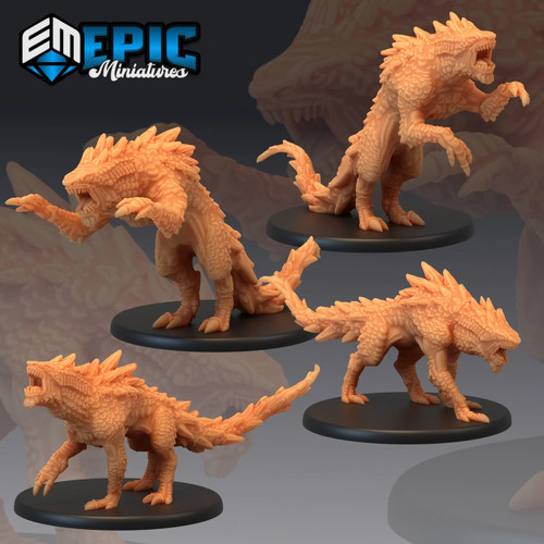 Shark wolf miniature - shark,
