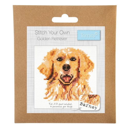 Mini cross stitch kit - cross, learner