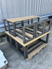 Cafe benches heavy duty metal - benches,