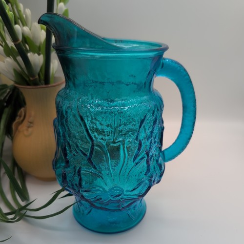 Vintage teal blue pressed - teal,