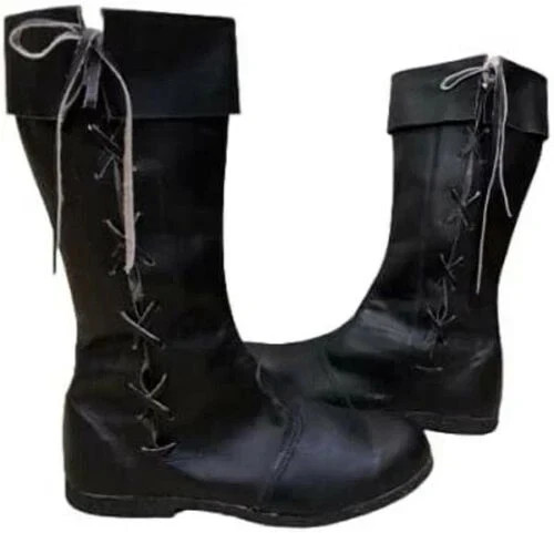 Medieval leather boots - medieval,