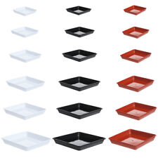 Flower Pot Square Plastic Tray Saucers Plant Saucer Indoor Outdoor Drip Trays
