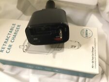 3 in 1 Fast Phone Charger Retractable For Car Or Van 105W