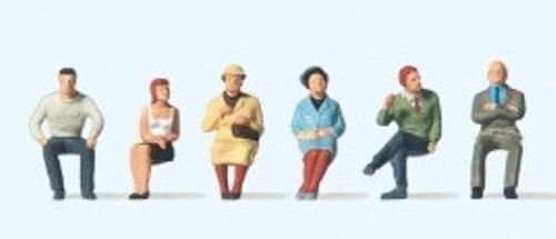 Preiser 100 scale seated - 1:100-scale,