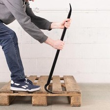 36" Wrecking Bar Crow Nail Lever Steel Swan Neck Builders DIY Tool Strong Arm