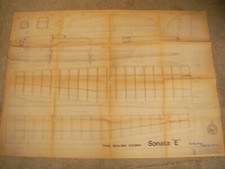 The Balsa Cabin  Plans of the Sonata E a powered glider of 78" wingspan