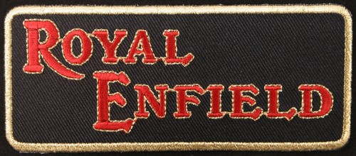 Royal enfield embroidered iron - royal,