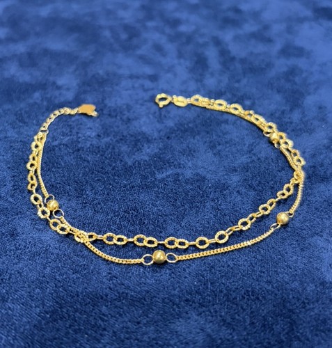 18k solid gold - 18k, double
