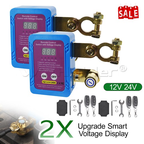 2pack 12v 24v volt - 12v/24v, display