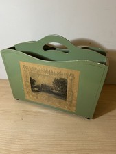 Vintage wooden magazine - vintage, rack