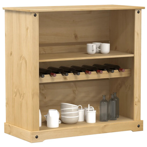 Wine cabinet honey pine - cabinet,