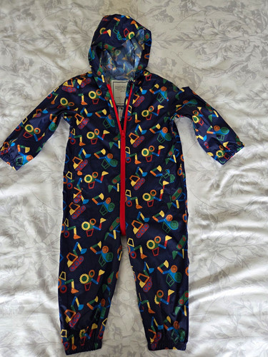 Mothercare hooded puddlesuit - hooded,