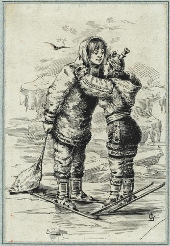 Two figures arctic - figures,