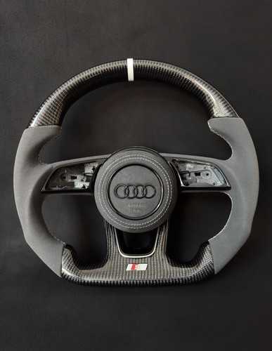 Audi white stripe carbon - white,
