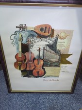 Print Collage Musical Scene by